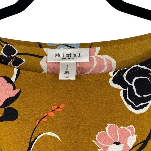 MOTHERHOOD MATERNITY FLORAL BLOUSE - Picture 2 of 5